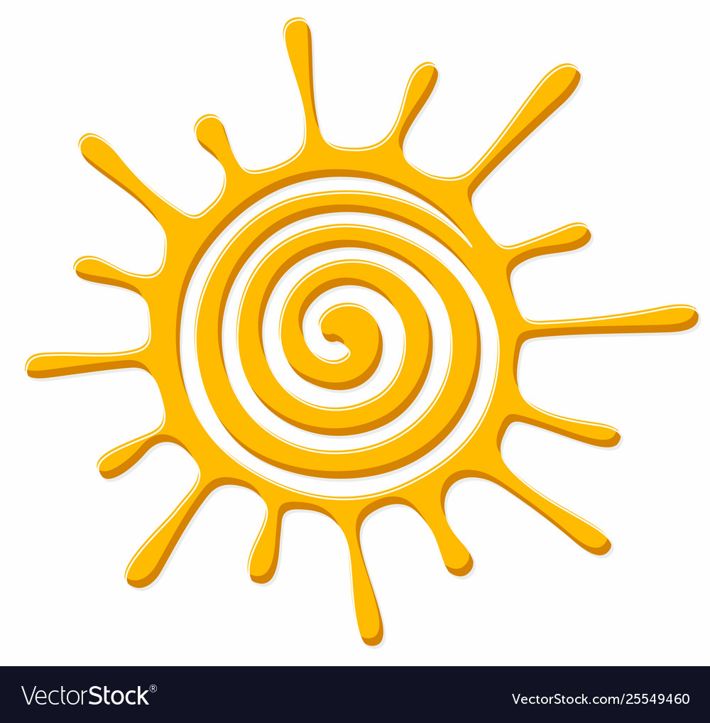 Symbol bright sun