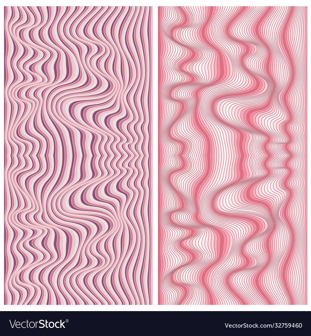 Waves background with distortion effect vector image Waves background with distortion effect
