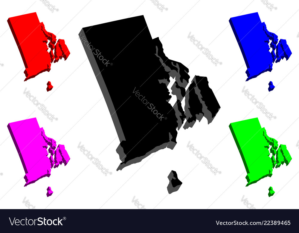 3d map of rhode island