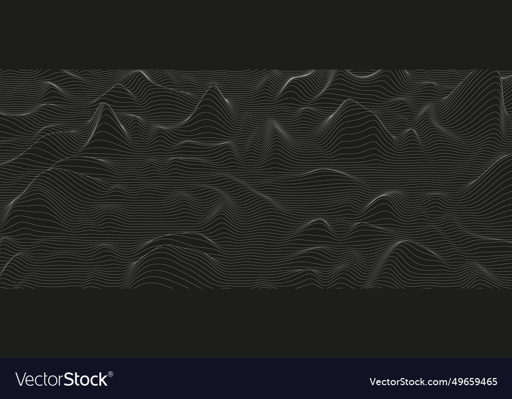 Abstract background with distorted line shapes vector image Abstract background with distorted line shapes