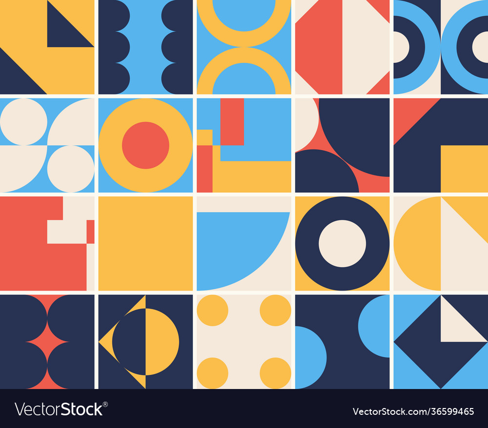 Abstract pattern design elements vector image Abstract pattern design elements