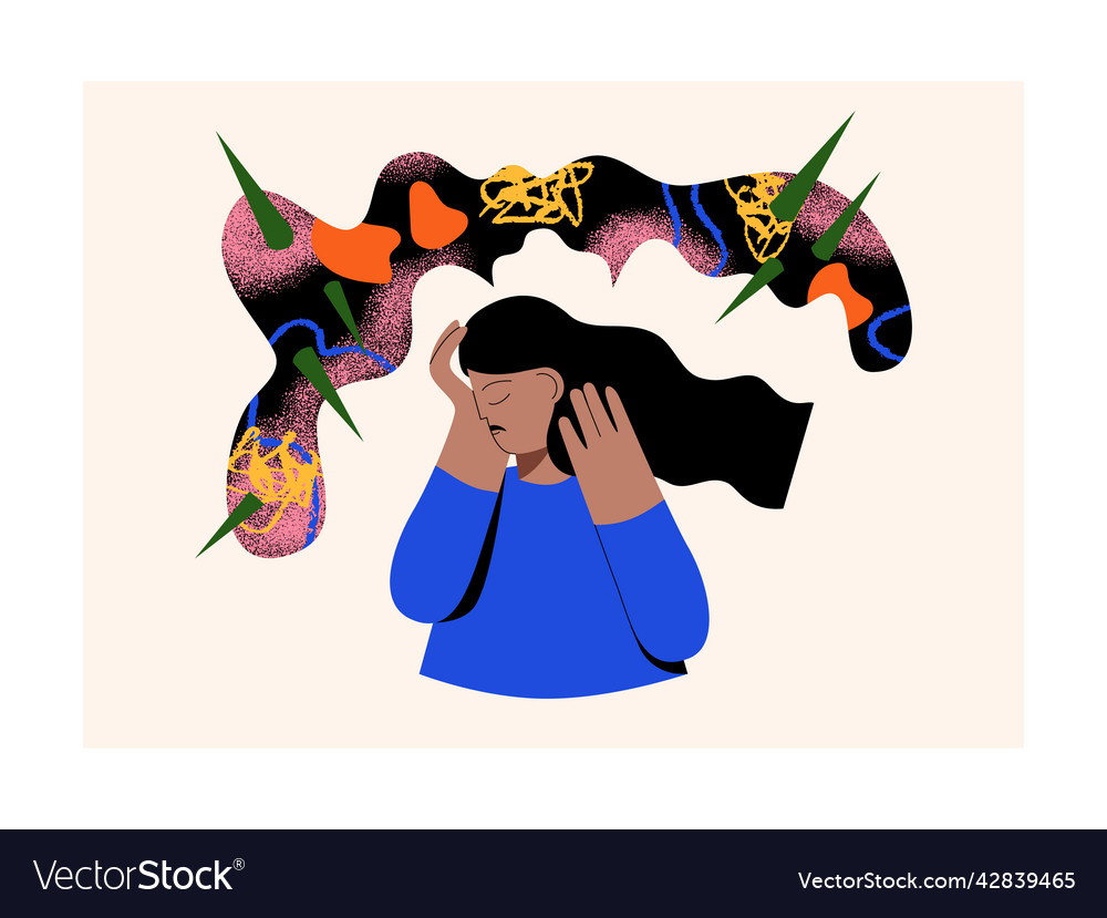 Anxiety Disorder Royalty Free Vector Image Vectorstock Anxiety Disorder Royalty Free Vector Image Vectorstock