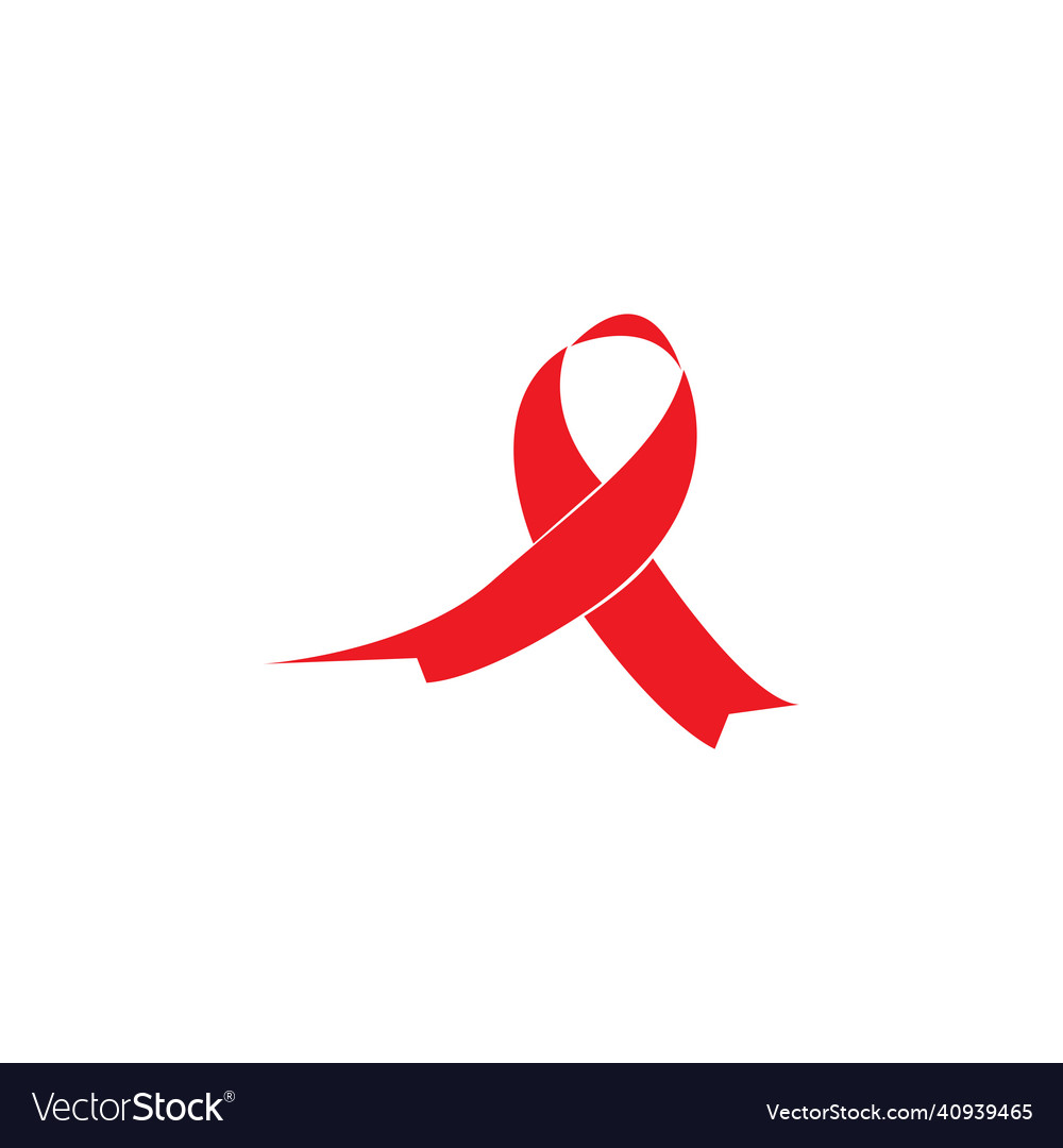 Breast Cancer Awarenessribbon Logo Template Vector Image 2419