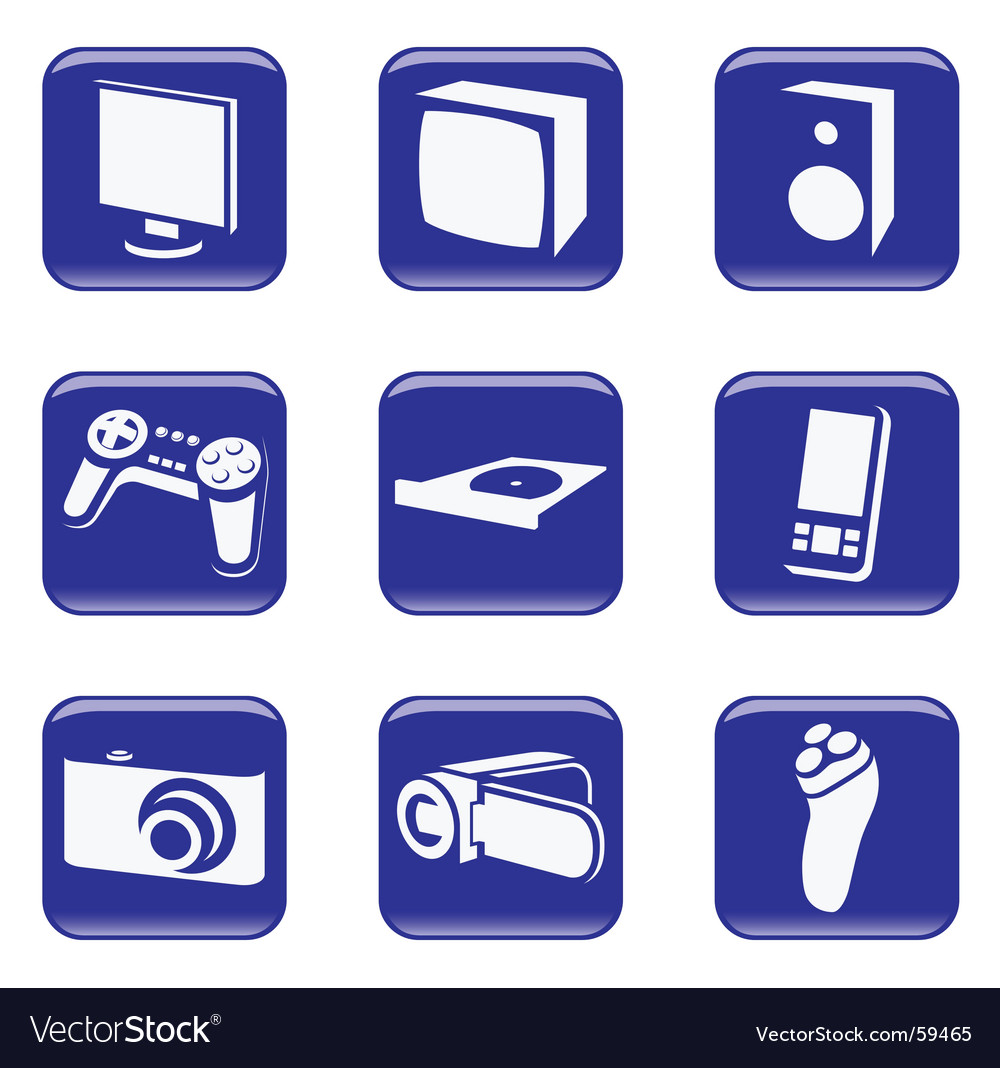 Electronics web icons