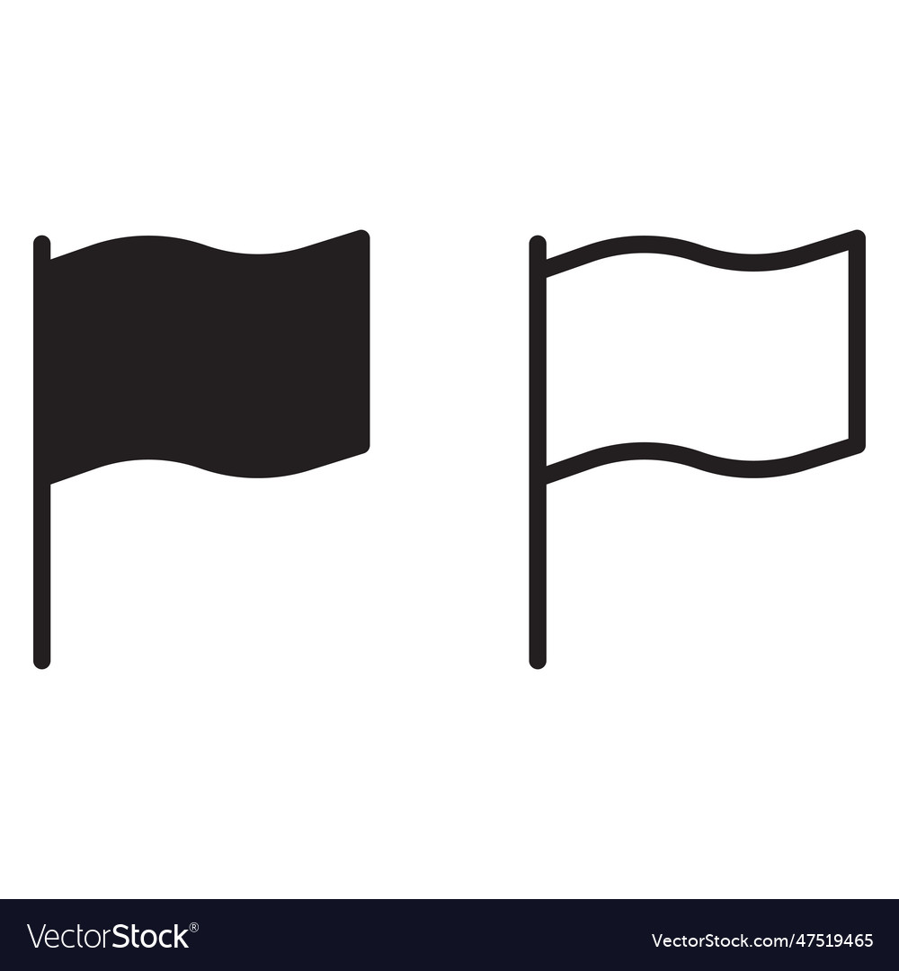 Flag icon set in two styles for web