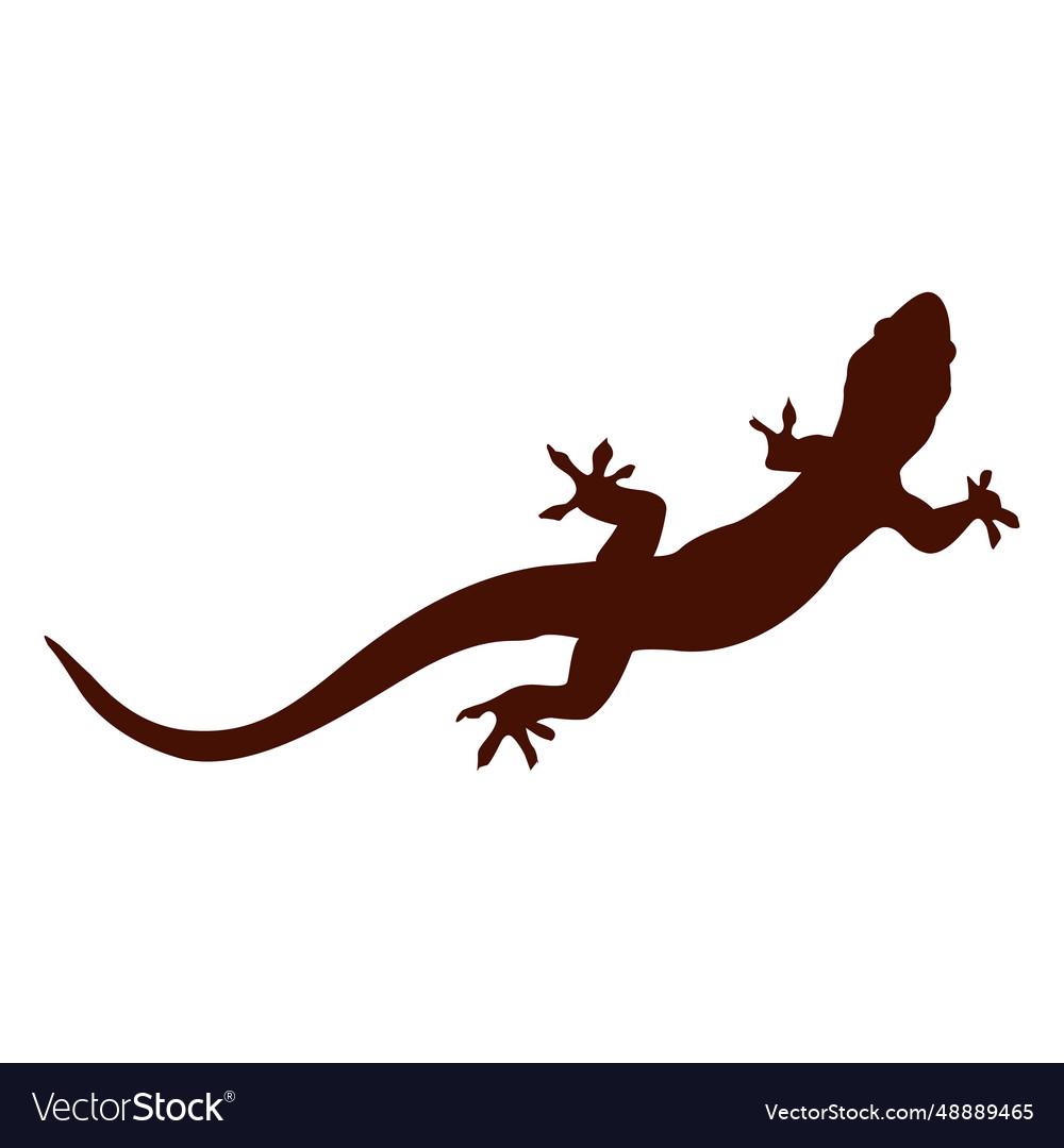 Iguana pet silhouette