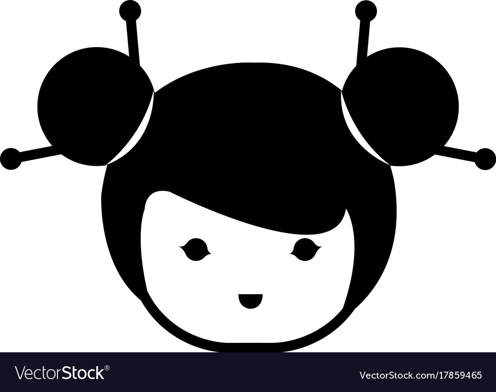 japanese doll head