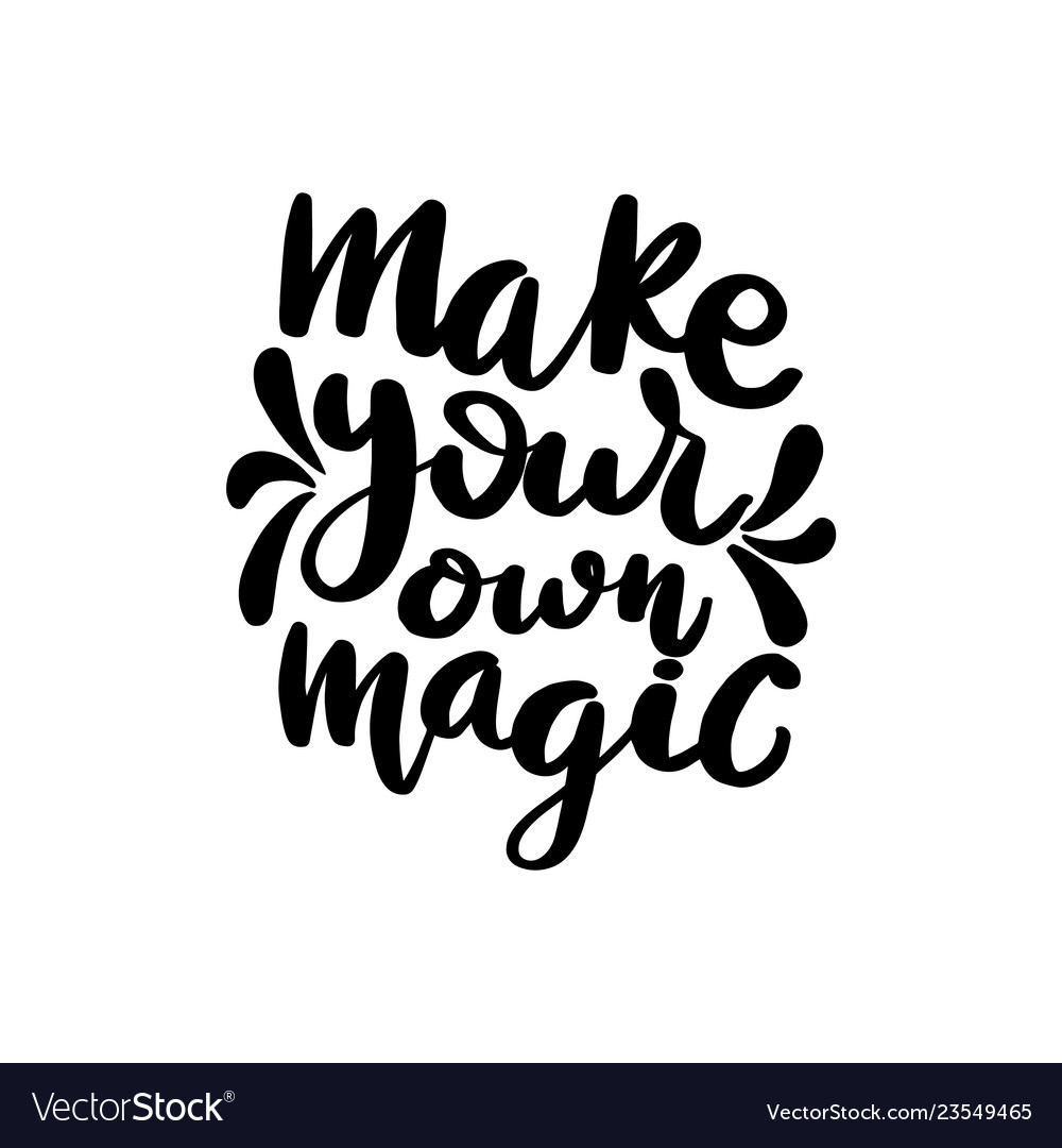 Make your own magic lettering