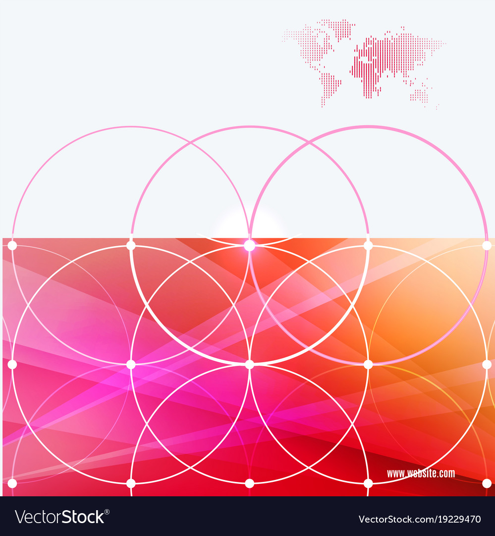Abstract design elements for graphic layout