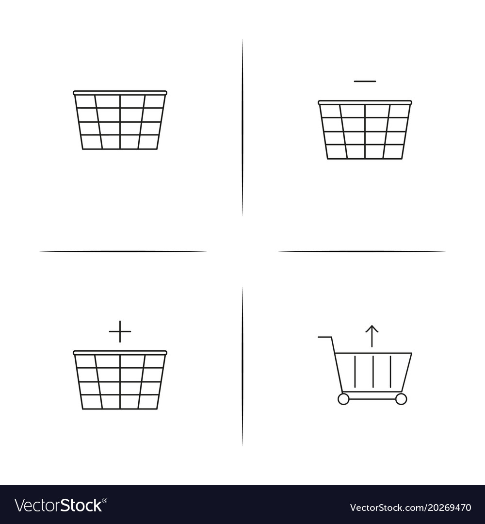 Interface linear simple icon setoutline icons