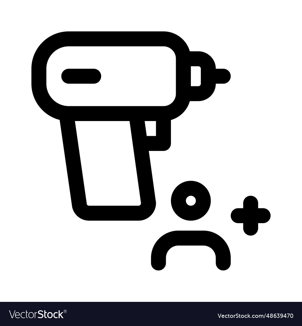 Portable drill machine handled by user