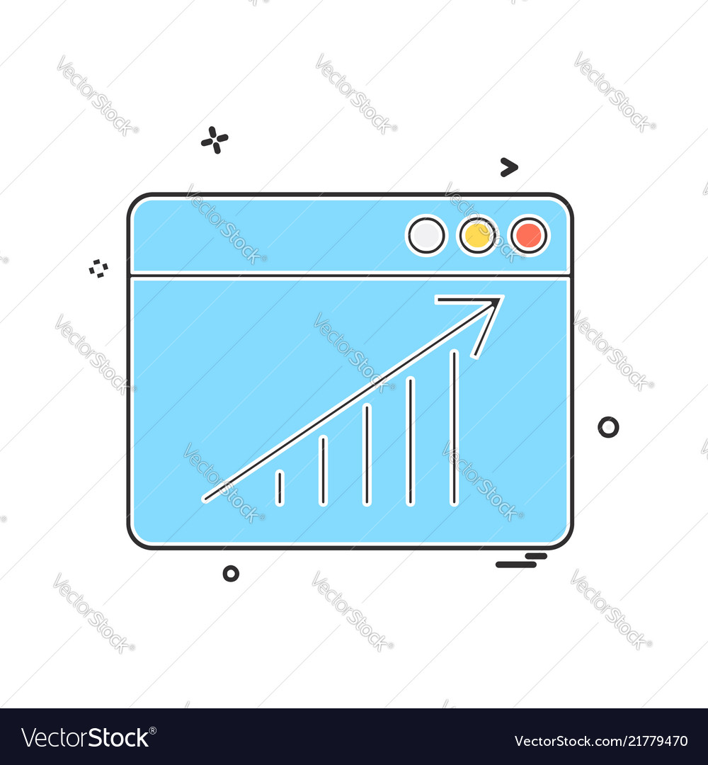 Web layout icon design Vector Image Web layout icon design