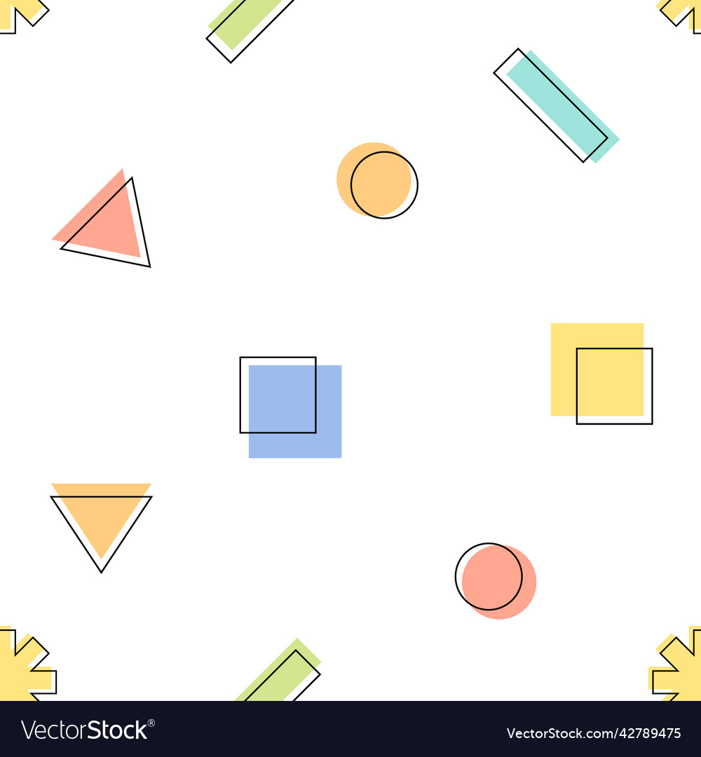 Abstract geometric shapes pattern background