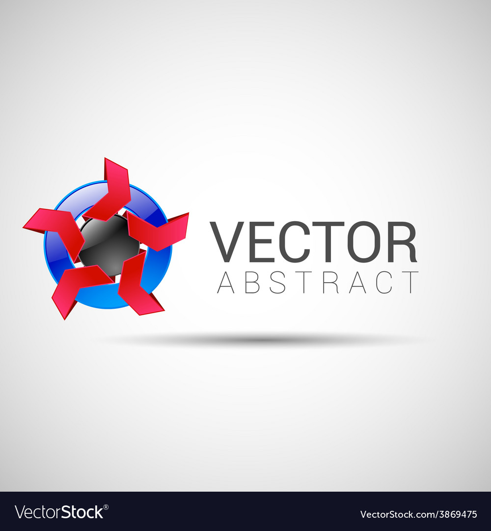 Abstract shape eps10 design color