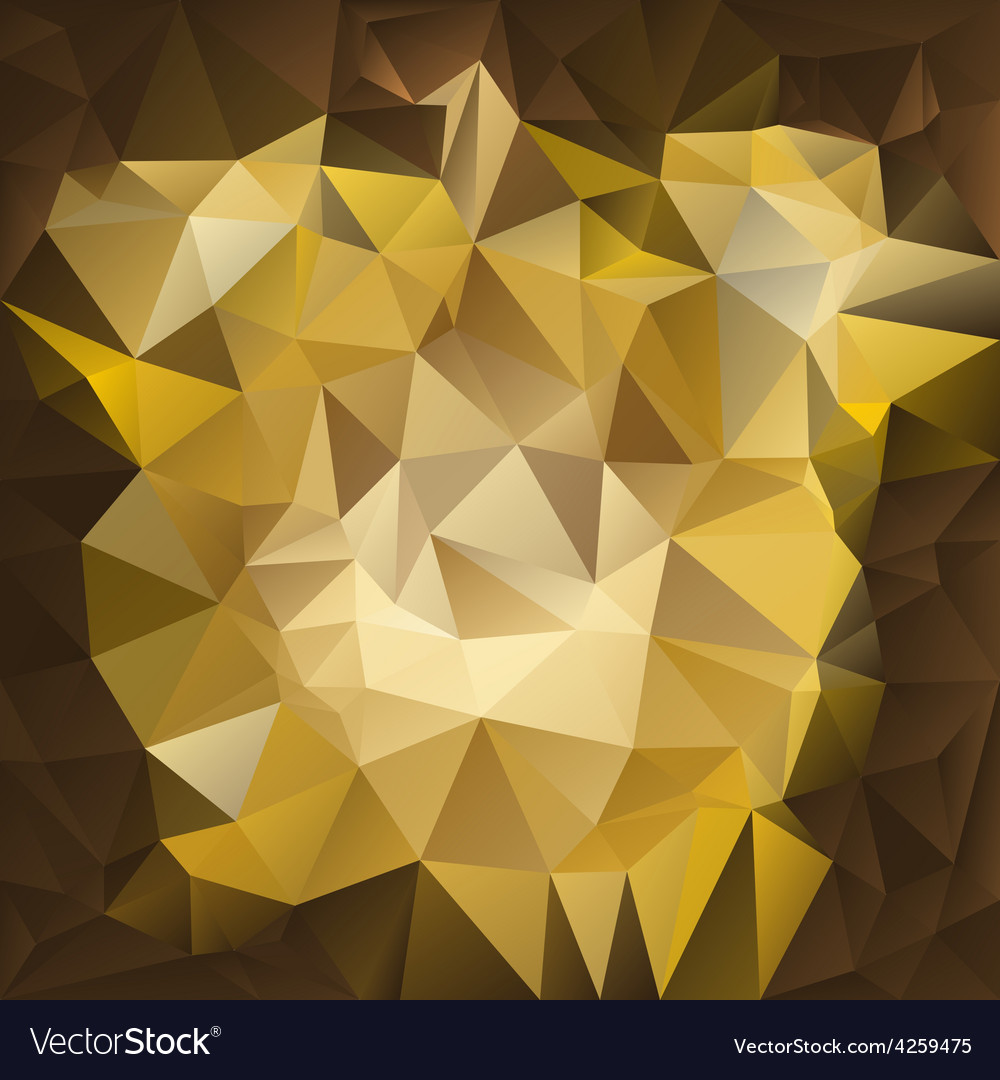 Gold polygonal triangular pattern