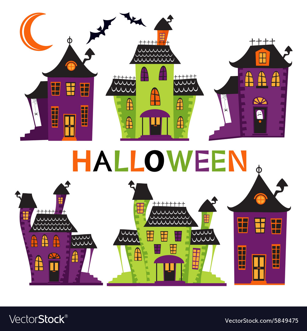 Halloween haunted houses collection