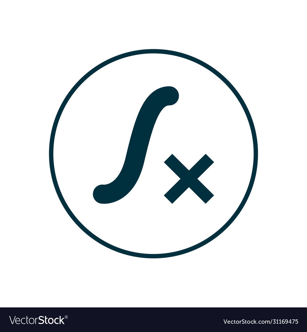 Integral line style icon design