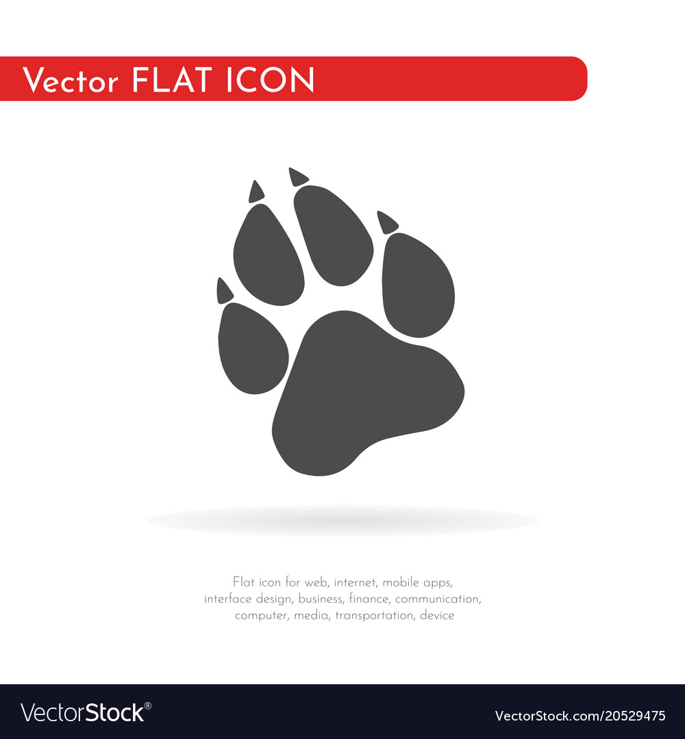 Paw Prints Logo - Animal Footprint