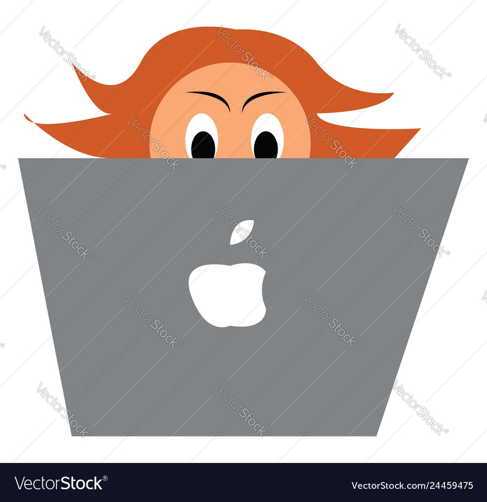 Programmer with macbook or color