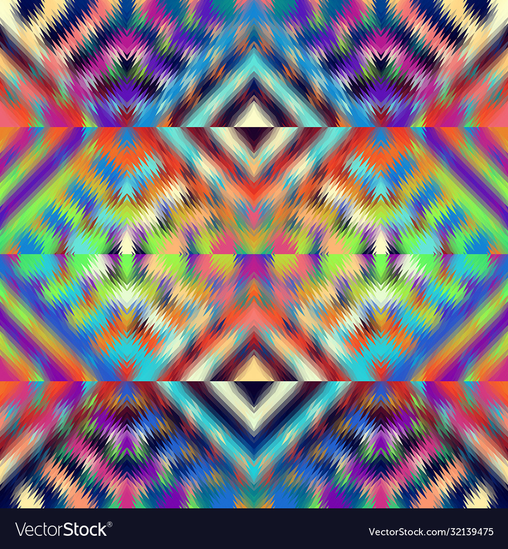 Seamless pattern background a triangles Vector Image Seamless pattern background a triangles