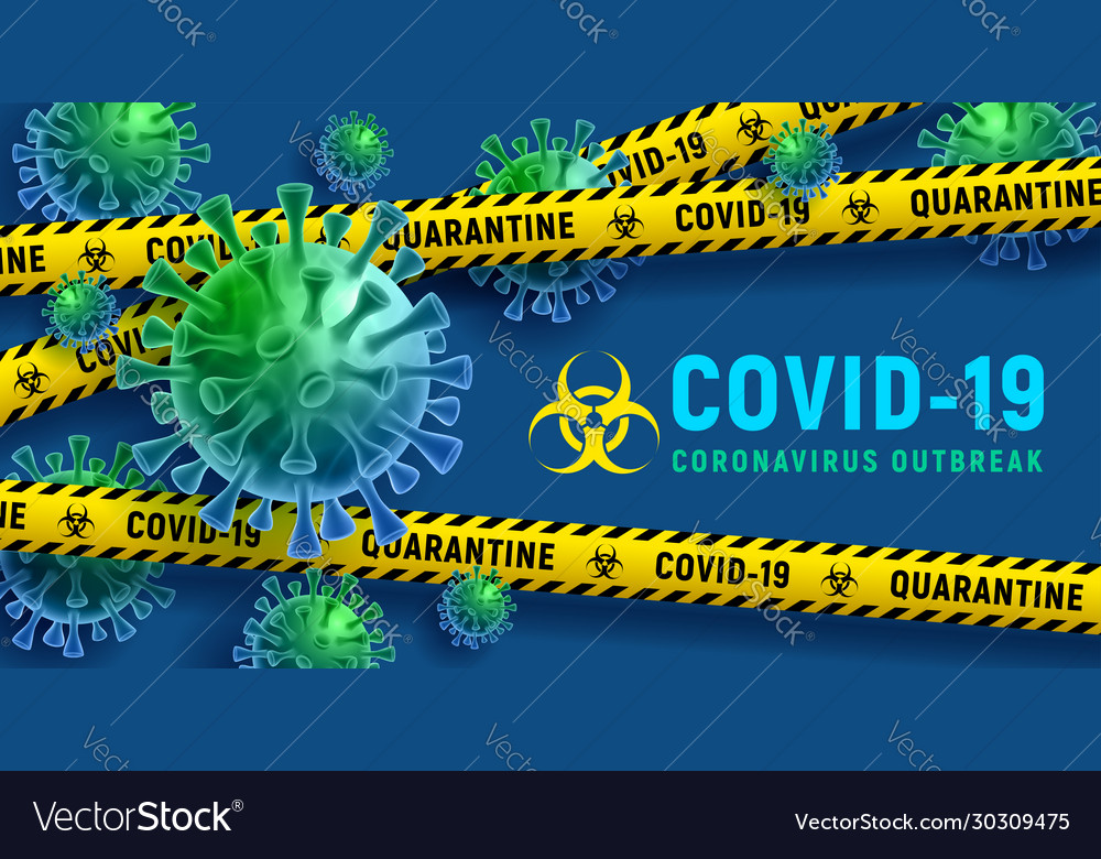 Stop coronavirus covid-19 disease outbreak Vector Image