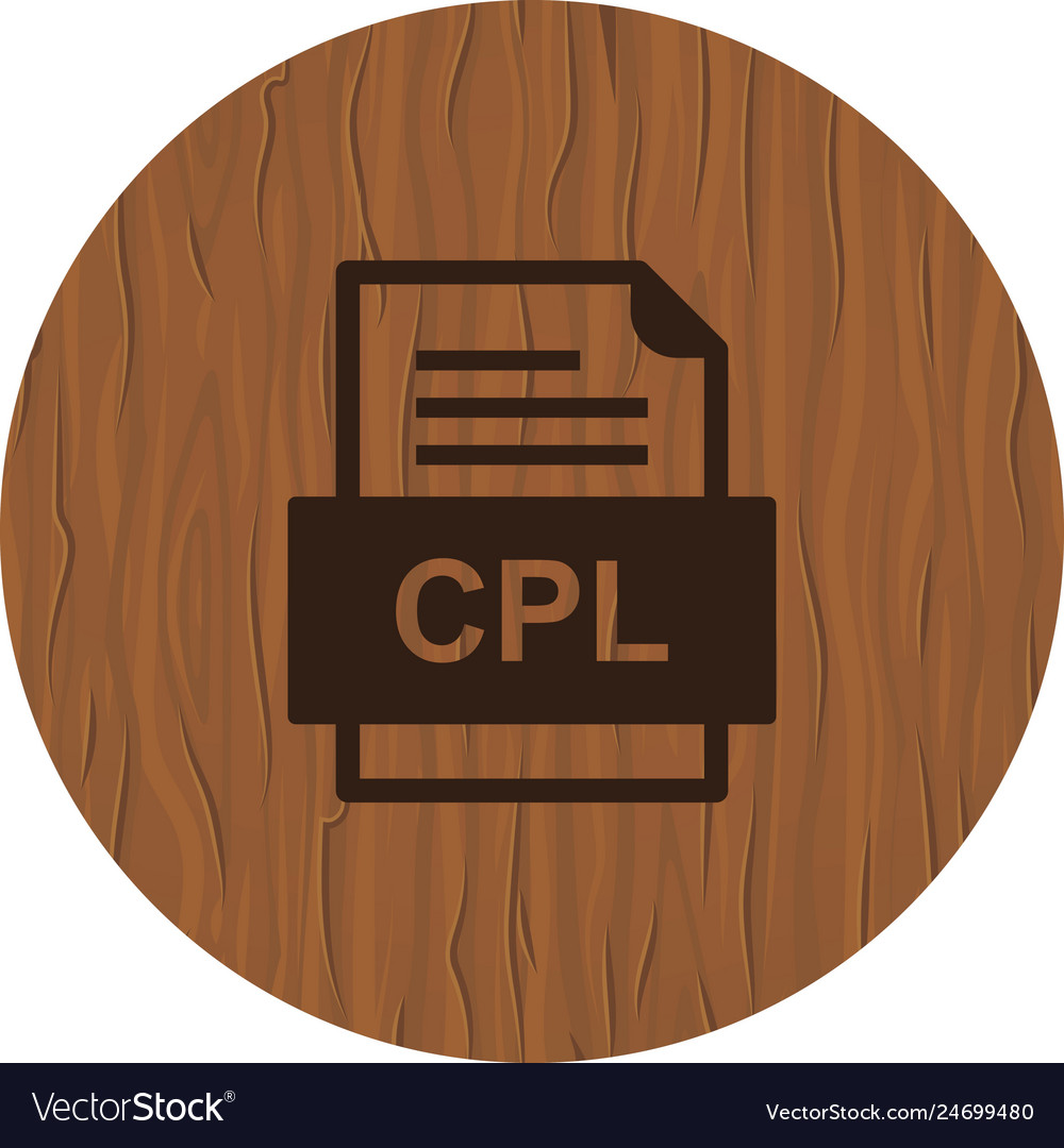 Cpl file document icon