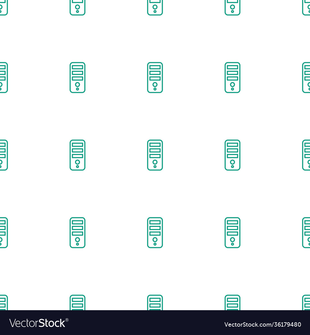 Cpu icon pattern seamless white background
