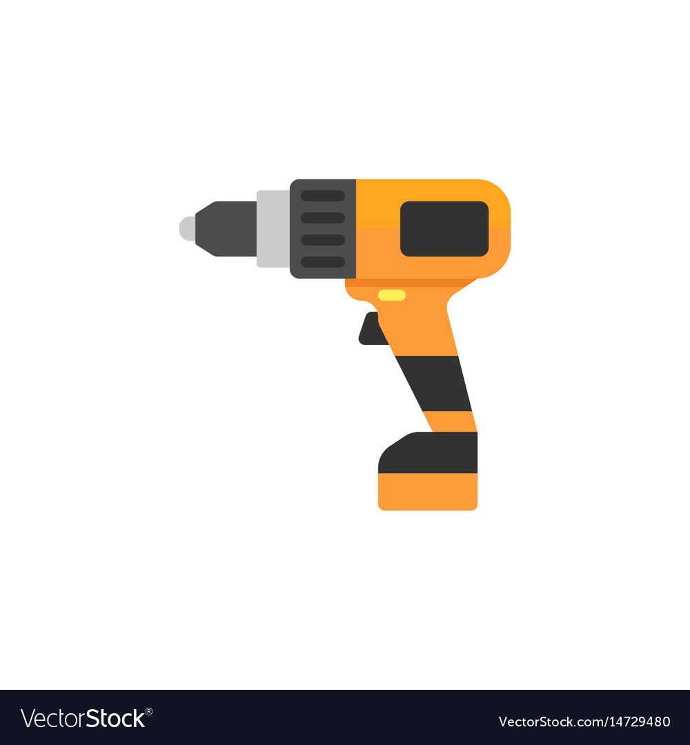 Wireless electric screwdriver Royalty Free Vector Image