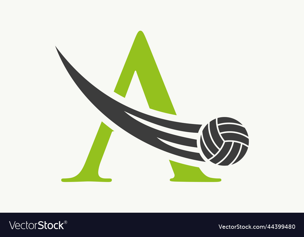Schreiben Sie ein Volleyball-Logo-Design Zeichen