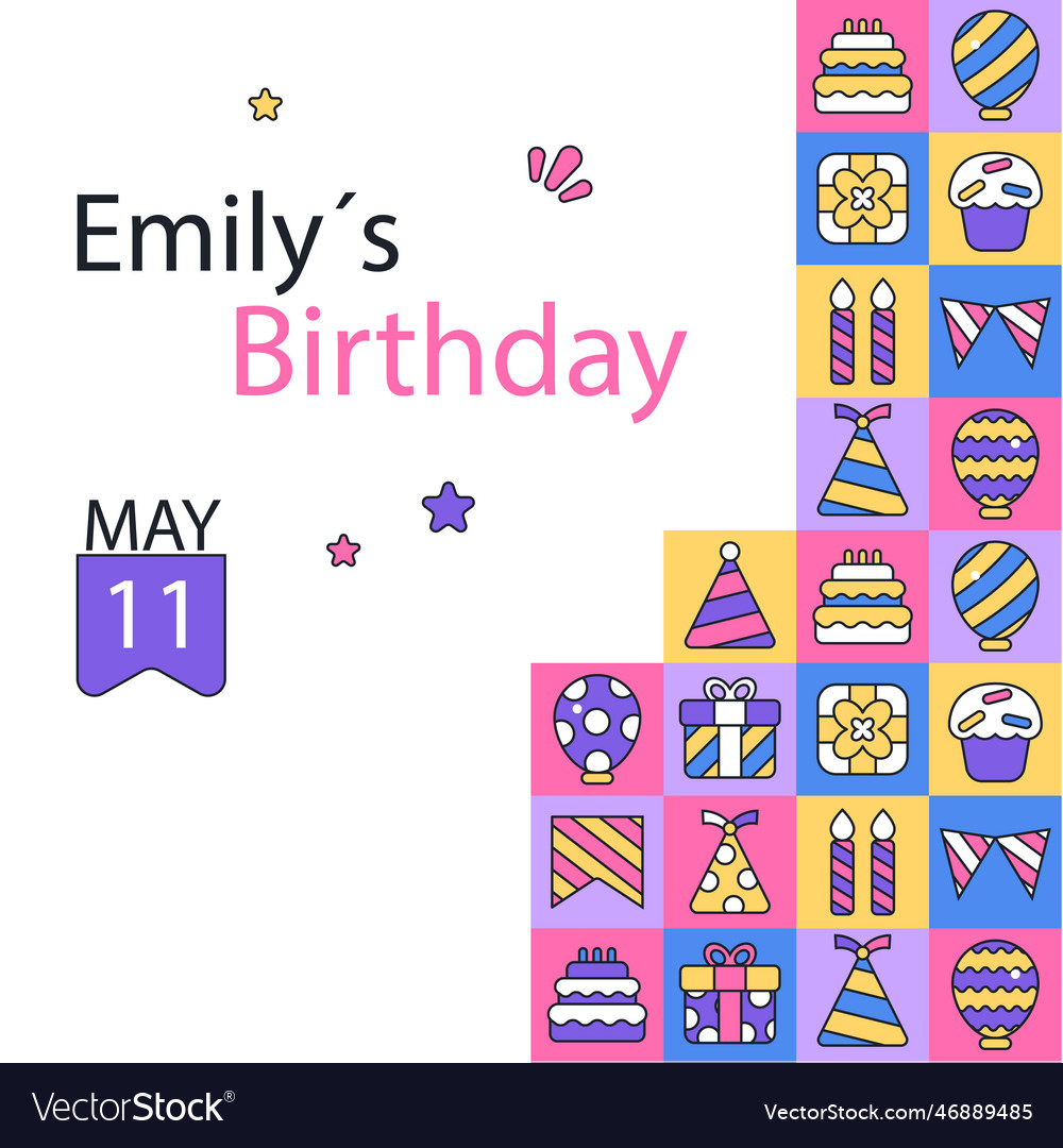 Birthday design template