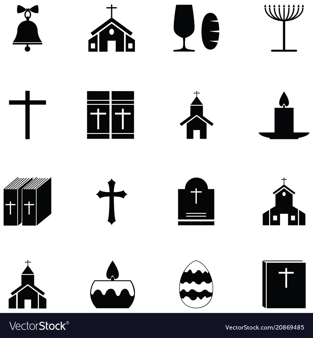 Catholic icon set