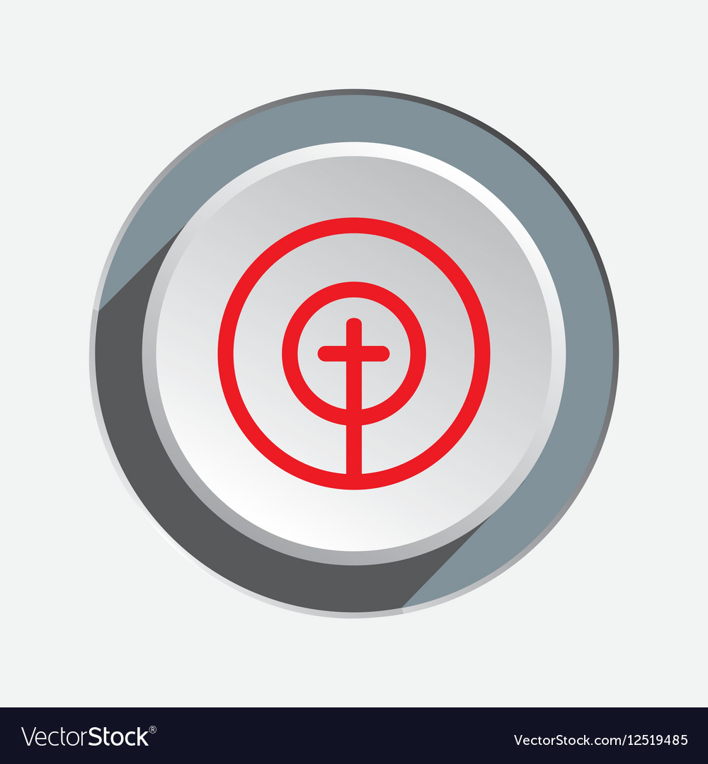 Crosshair sign icon target end objektive aim