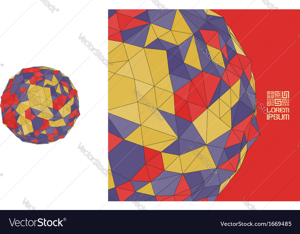 Geometric 3D Abstract Pattern