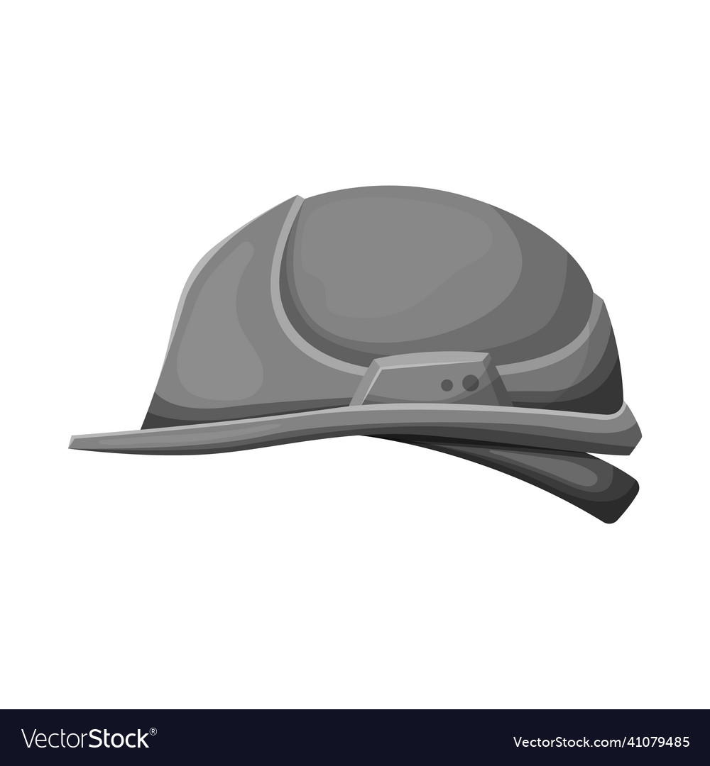 Isolated object of helmet and hat sign web