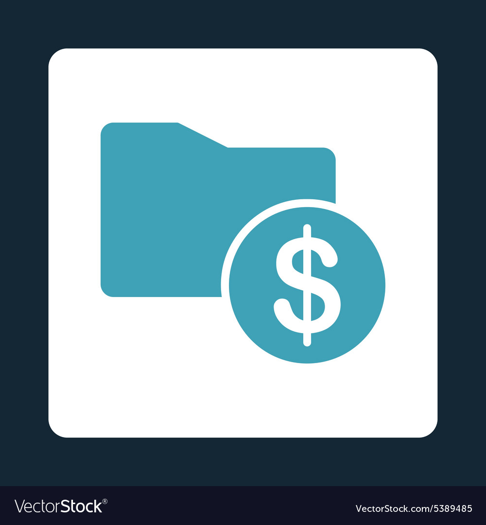 Money Folder Icon Royalty Free Vector Image - Vectorstock