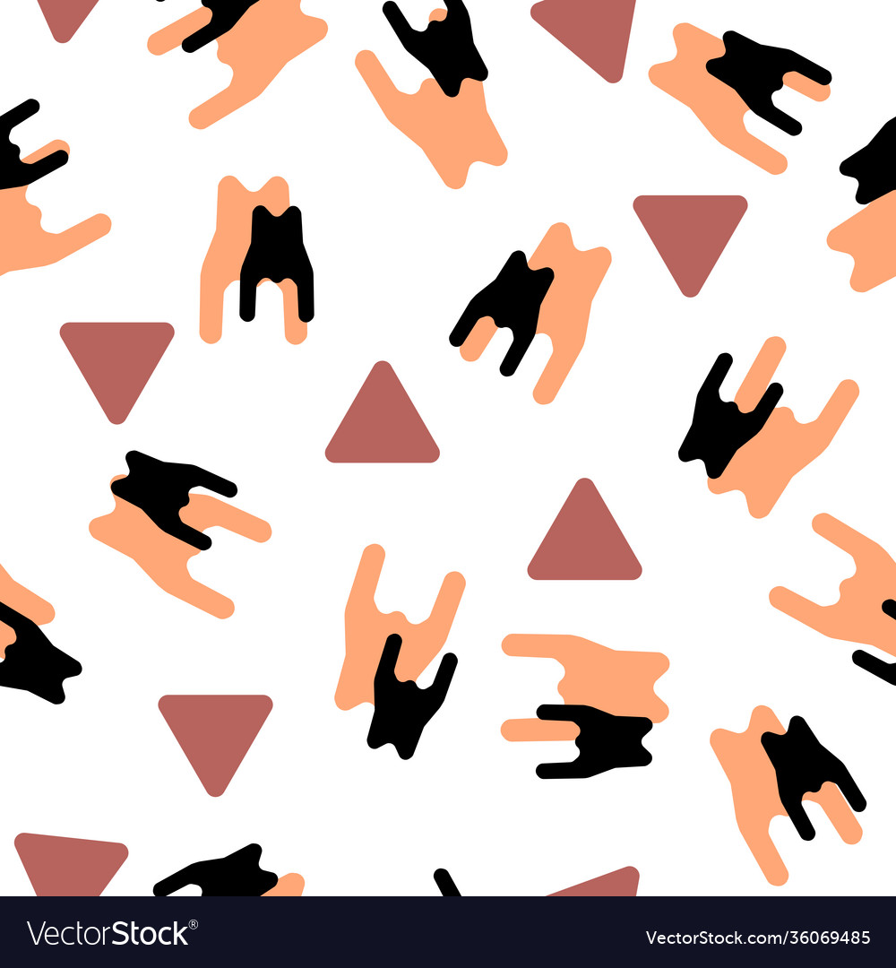 Simple hounds tooth doodle repeat pattern design vector image Simple hounds tooth doodle repeat pattern design