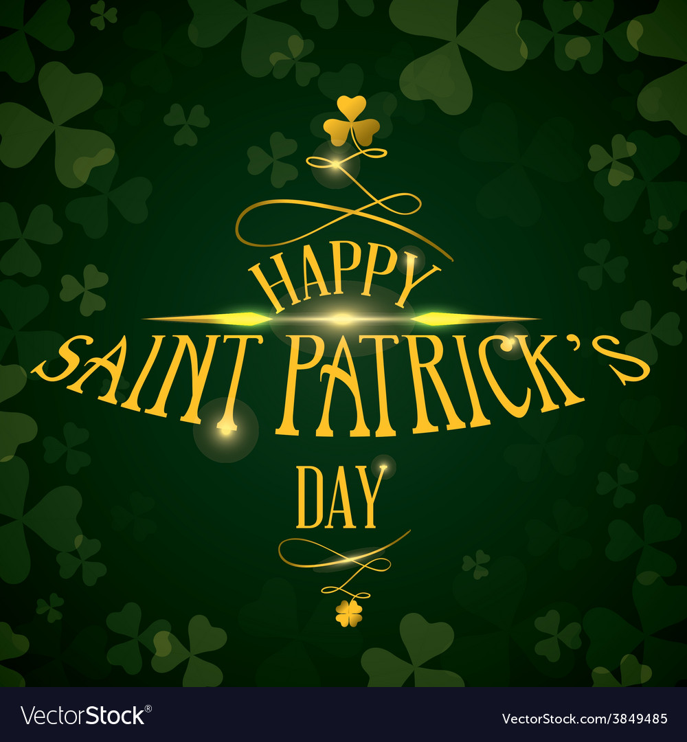 St patrick day Royalty Free Vector Image - VectorStock