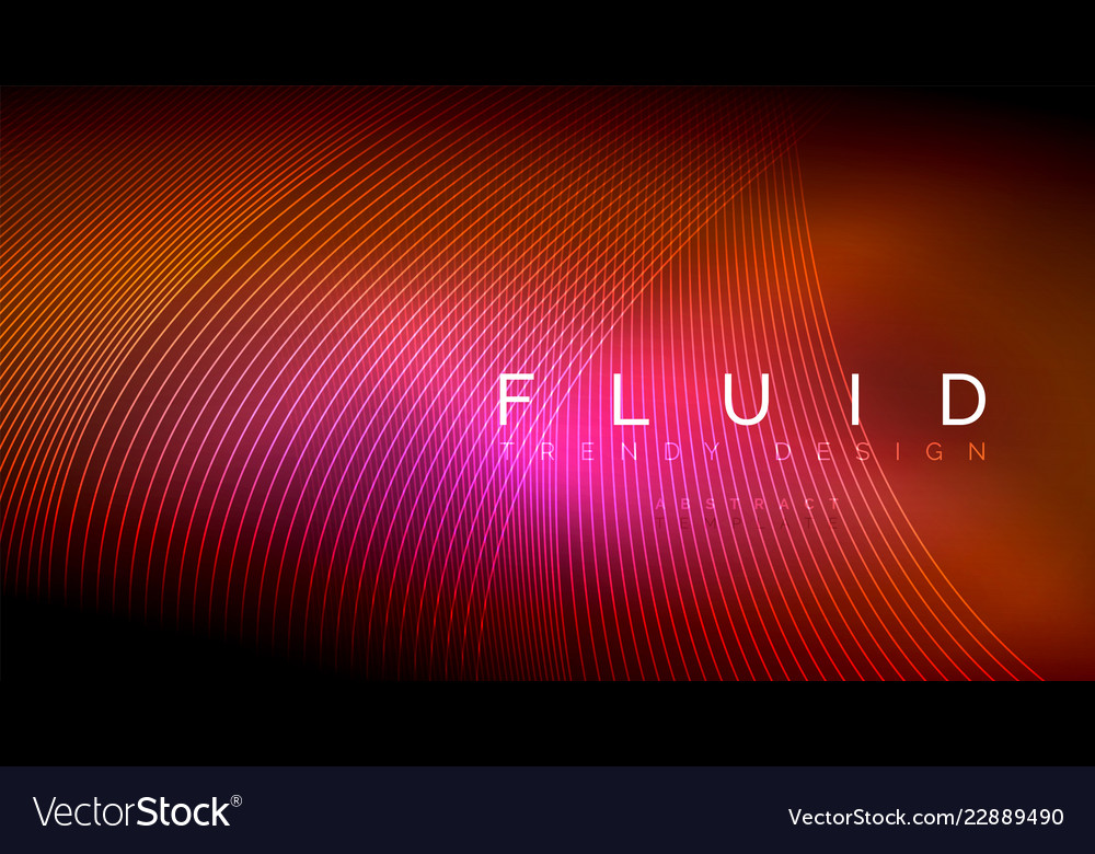 Digital flowing wave particles abstract background Vector Image Digital flowing wave particles abstract background