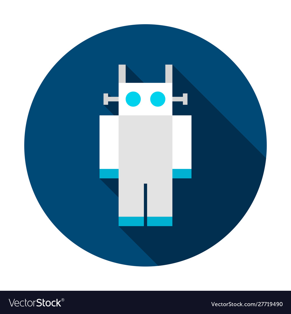 Robot Circle Icon - AI & Automation