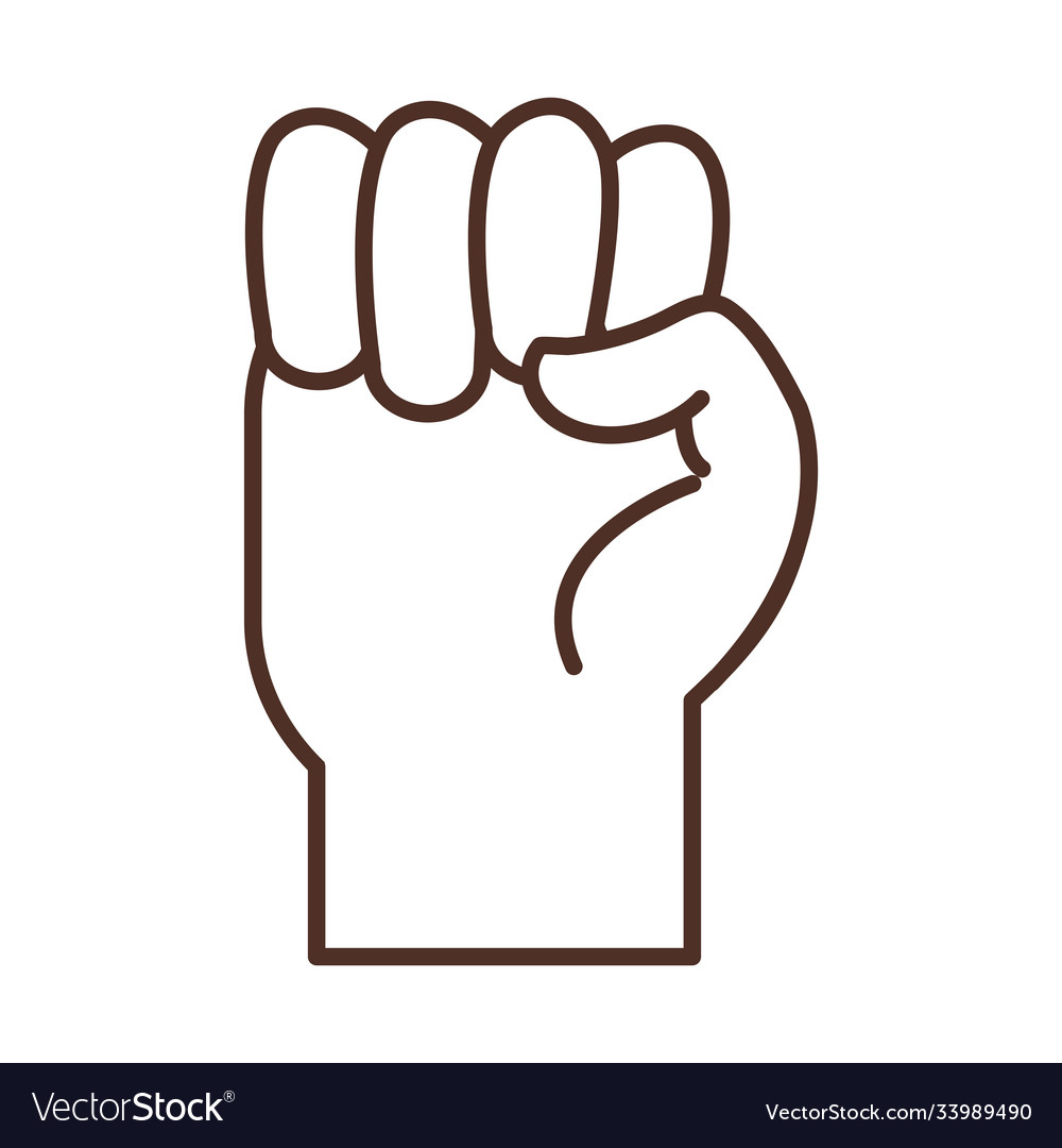 sign-language-hand-gesture-indicating-e-letter-vector-image