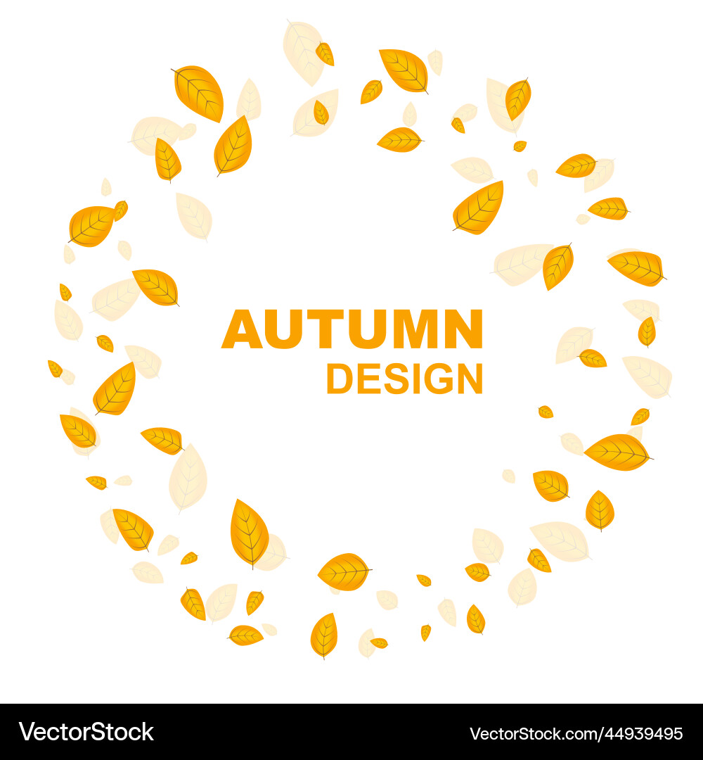 Abstract autumn background Royalty Free Vector Image