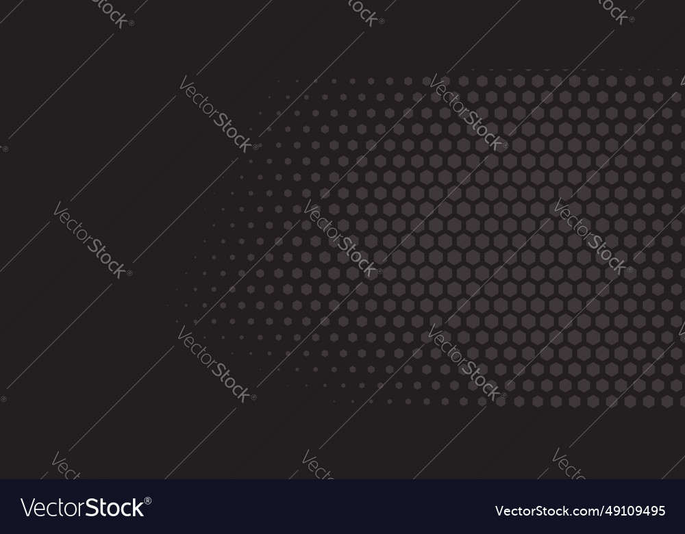 Geometric abstract hexagon two color background