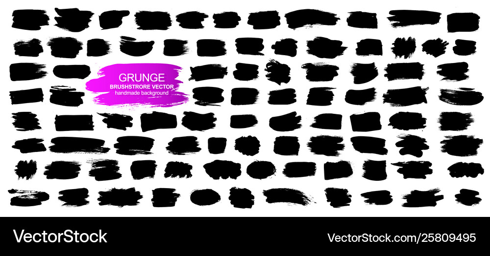 Large collection grunge elements Royalty Free Vector Image