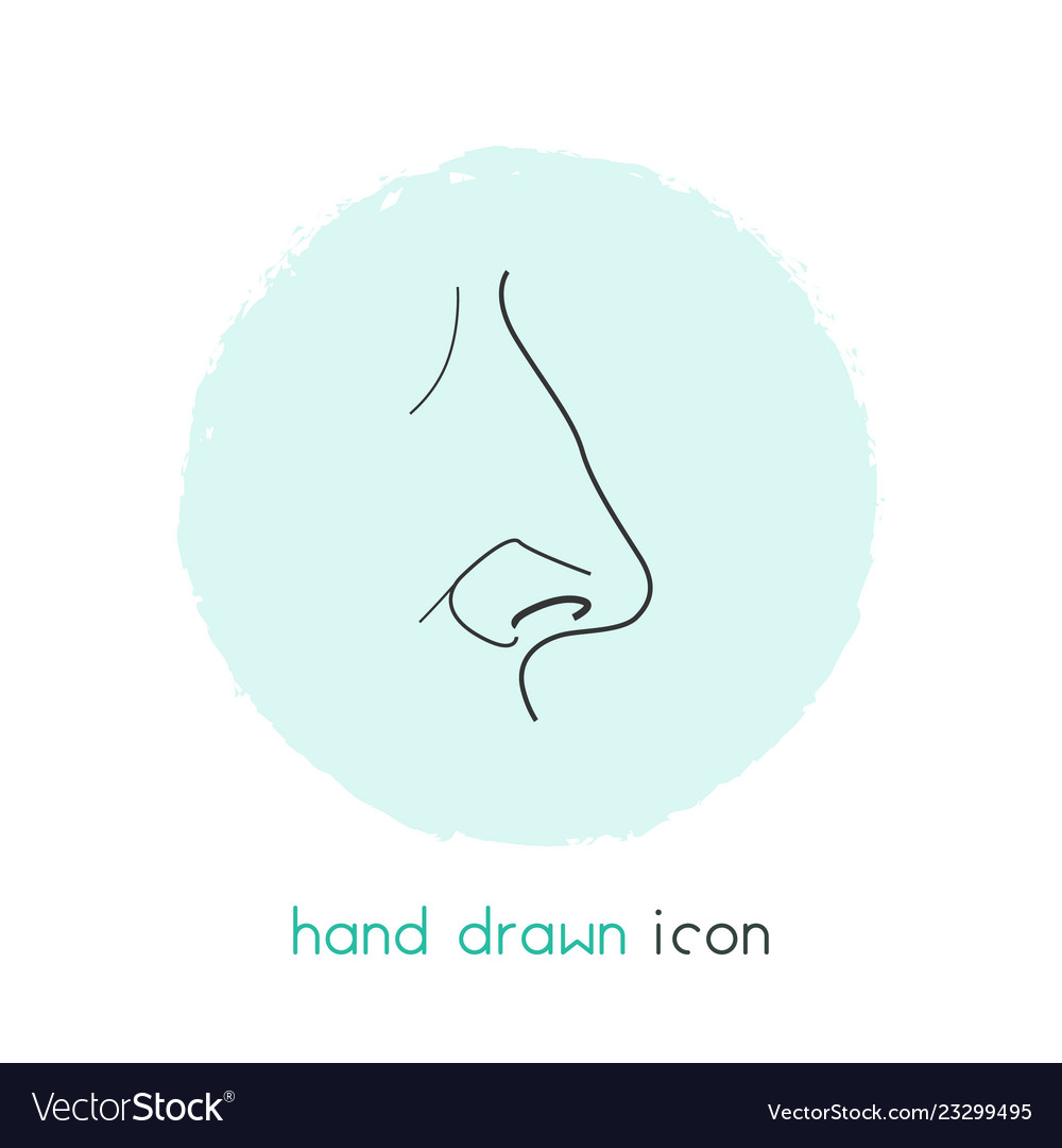Nose icon line element