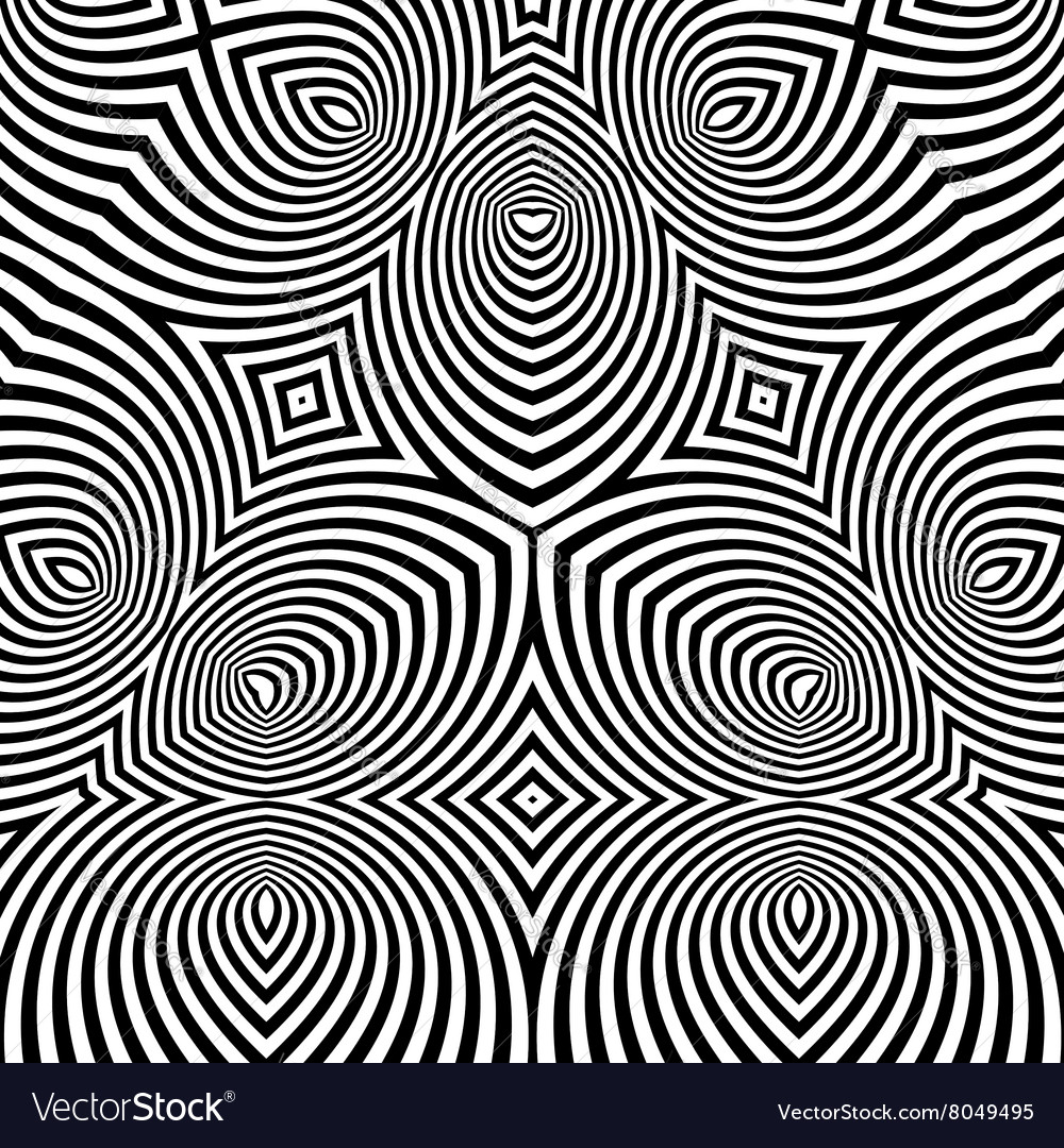 Pattern with optical abstract background
