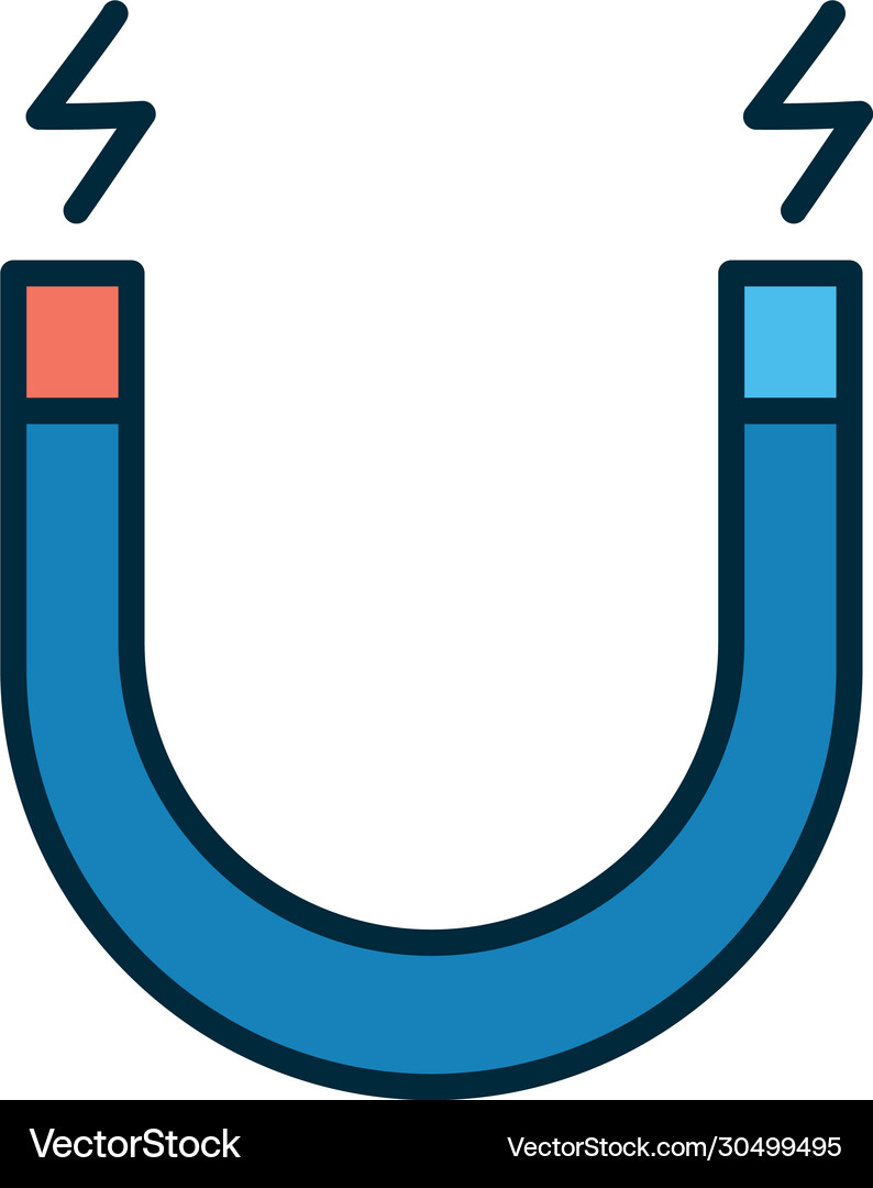 Science line and fill style icon Royalty Free Vector
