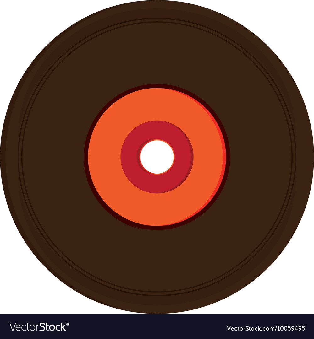 Vinyl record icon Royalty Free Vector Image - VectorStock