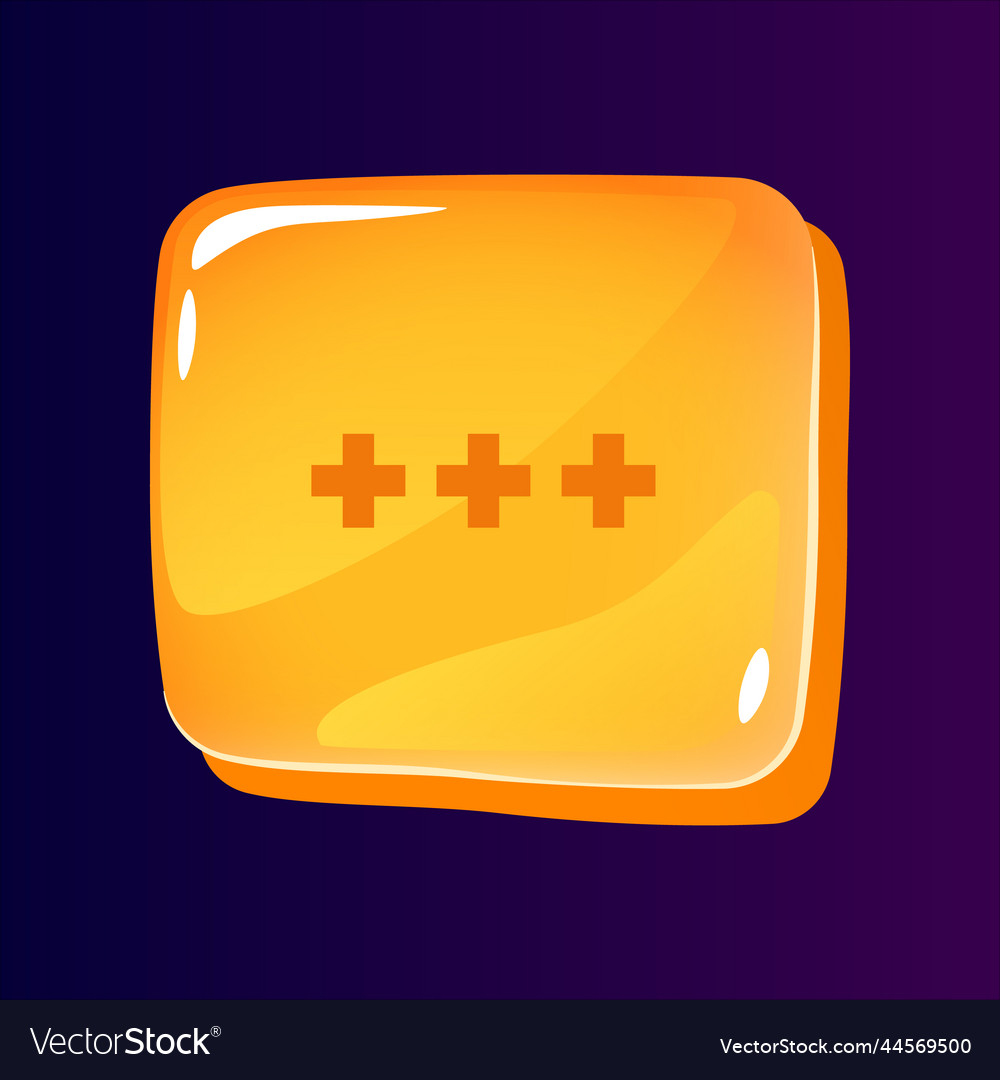 Access to more options glossy ui button vector image Access to more options glossy ui button