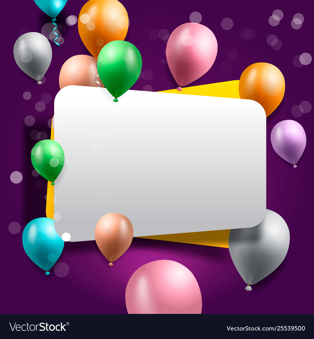 Birthday Balloon Background Wallpaper
