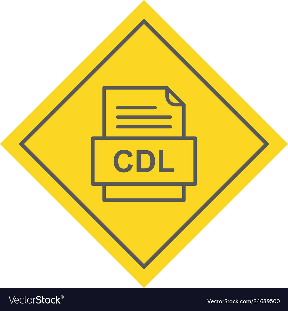 Cdl file document icon